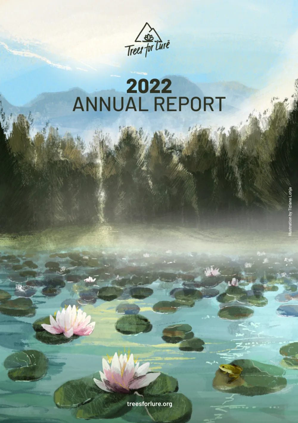 2022 Annual Report cover, by Tiziana Lohja
