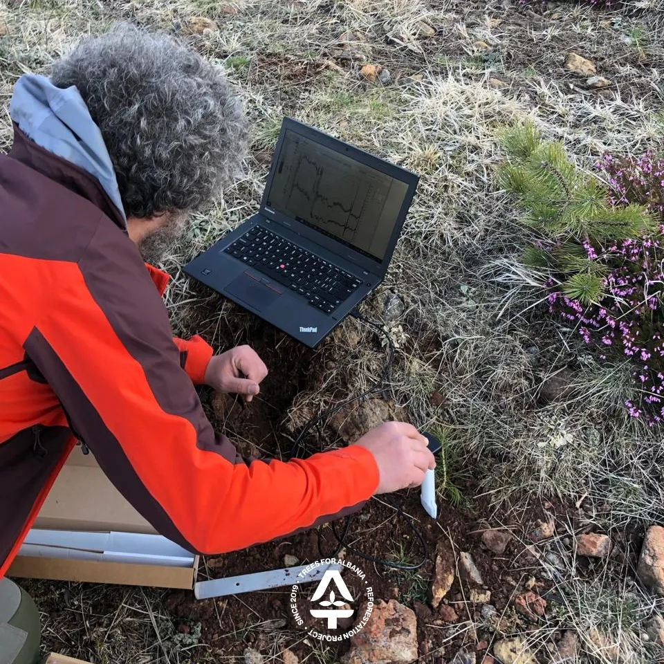 Installing TMS-4 sensor in Lurë