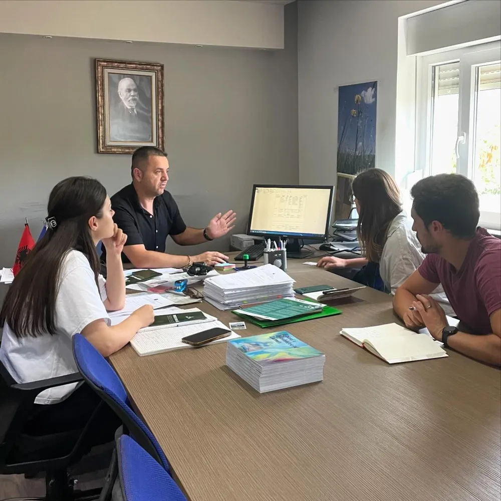 Lefter Gjana and Aurora Kastrati AdZM Kukës