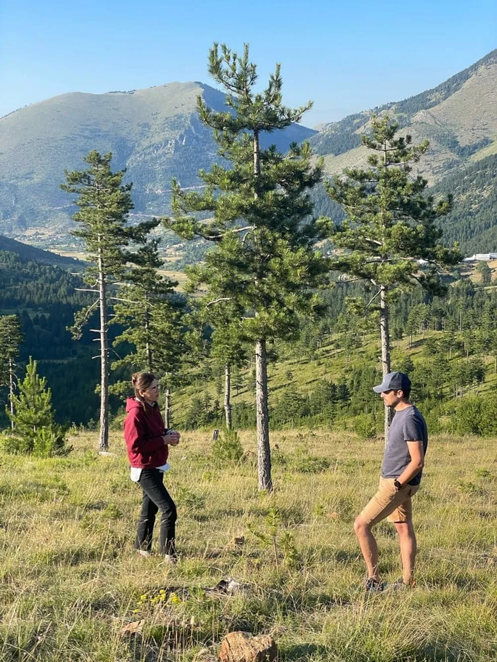 Mirjana & Stephen at the 2021 planting area