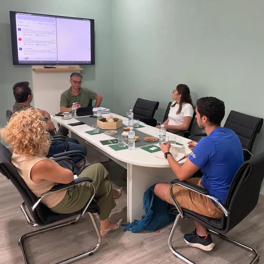 Assoc. Prof. Leonidha Peri answering all the questions