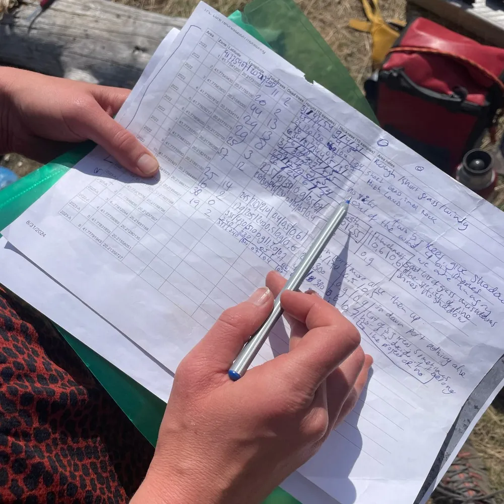 Results for each area are capture on the monitoring sheets.