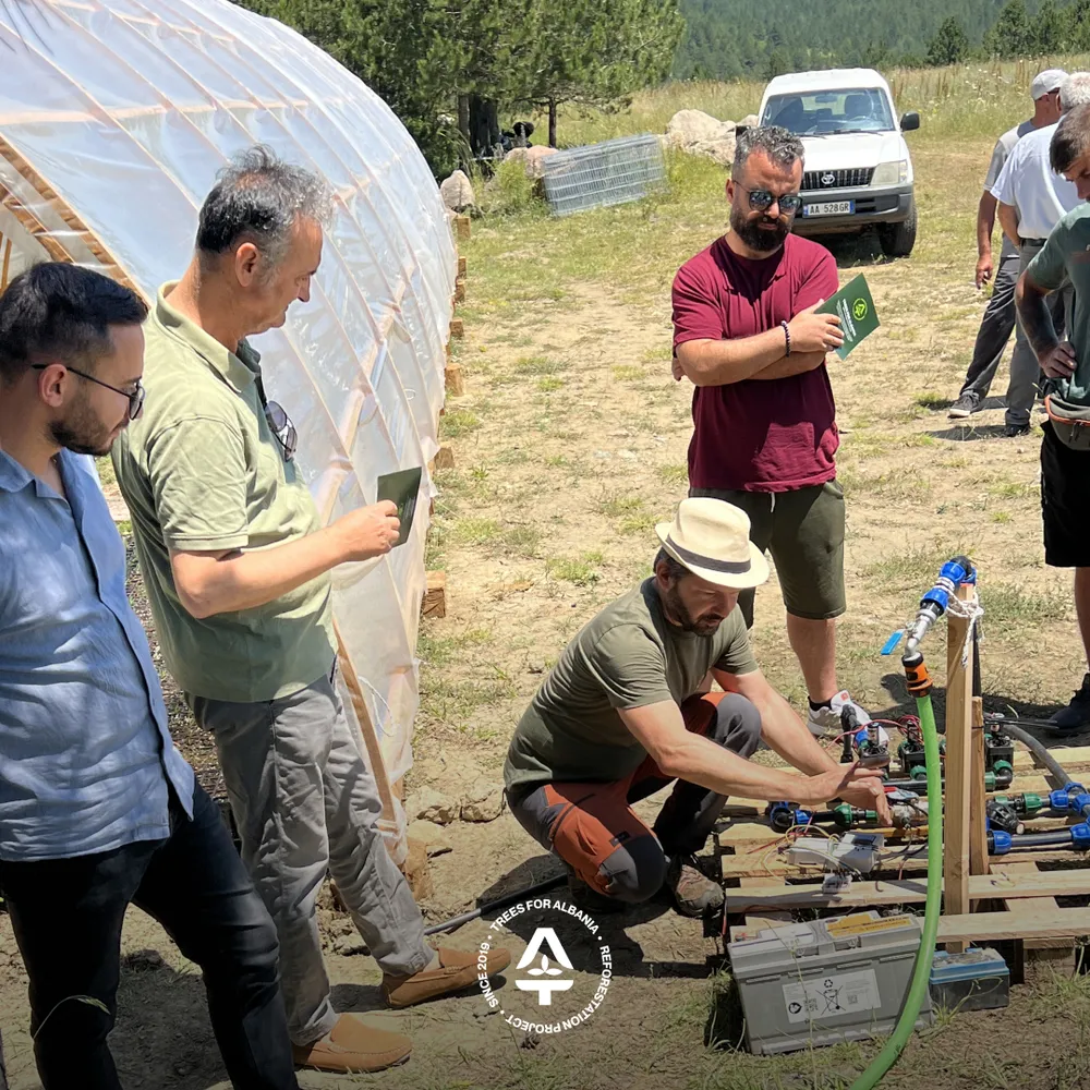 Explaining how the automated irrigation system works