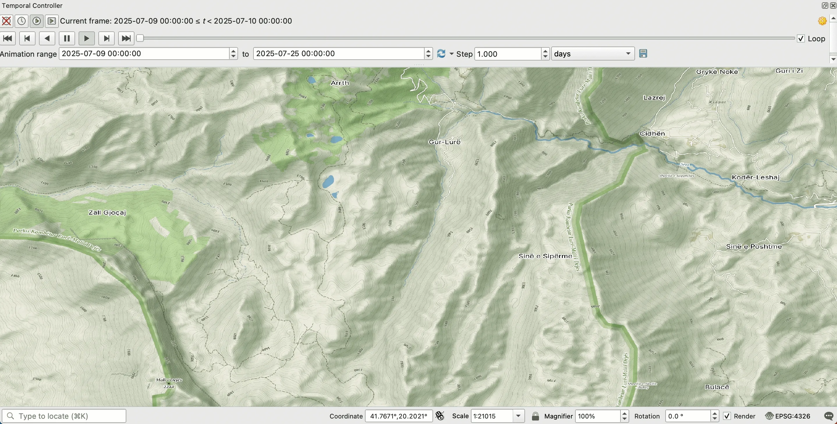 2025: Lurë fire development