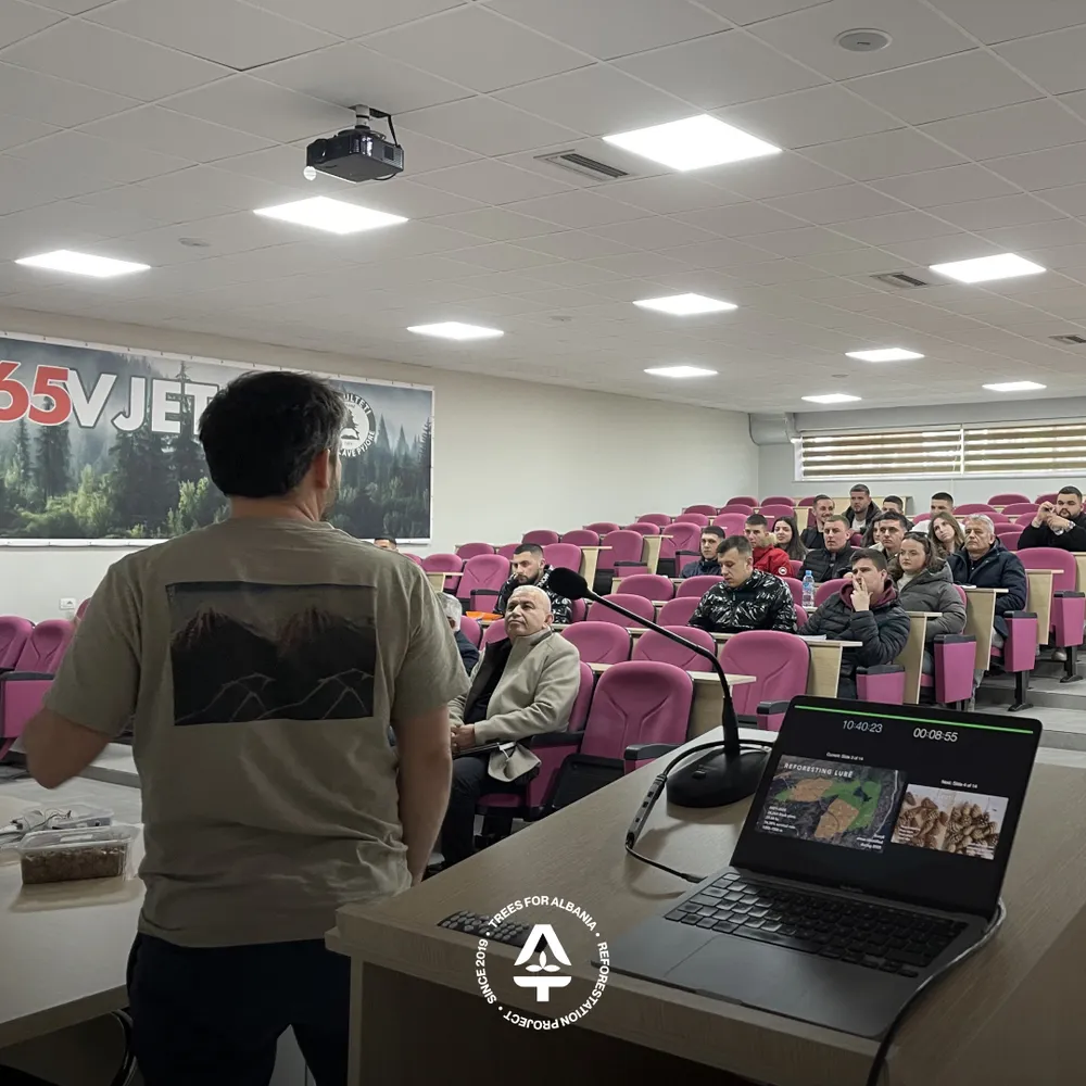 Presenting our sustainable reforestation project