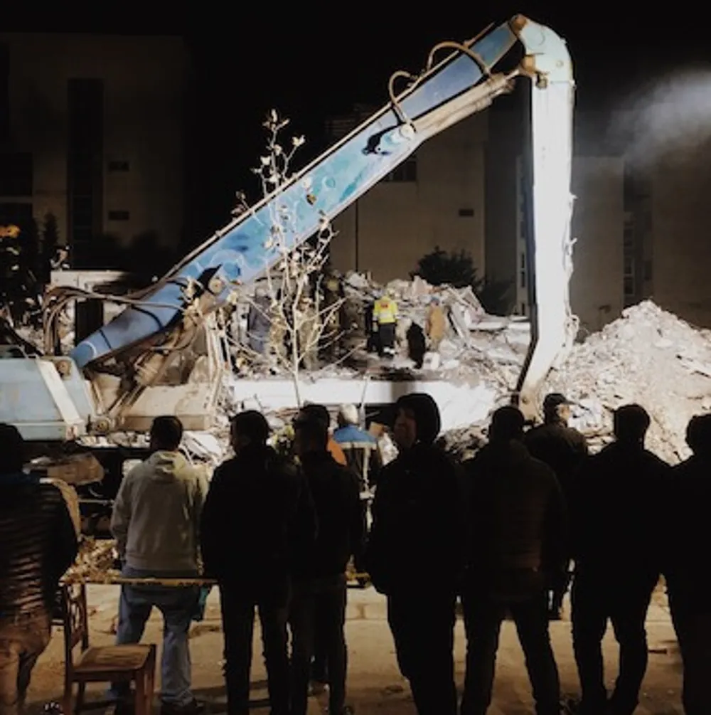 Destroyed house, Durrës